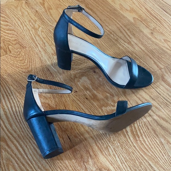 Black Chunky Heel - Picture 1 of 1